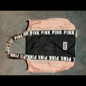 Pink VS Bag and Pink Jacket